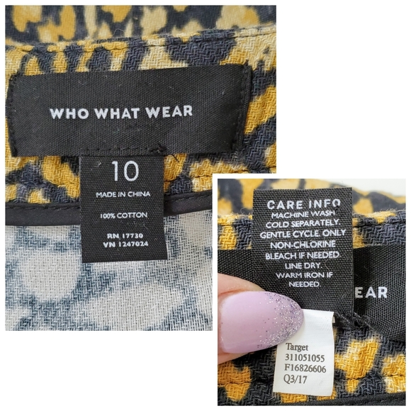 Who What Wear | Cheetah Leopard Midi Pencil Skirt - Picture 8 of 8